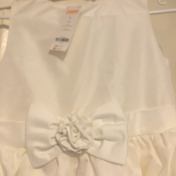 Gymboree Size 12 Sleeveless Tiered Dress with bow detail - NWT - Picture 2 of 6